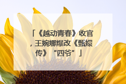 《越动青春》收官，王婉娜爆改《甄嬛传》“四爷”