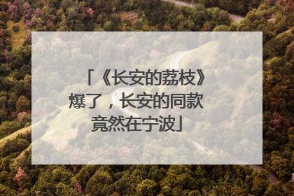 《长安的荔枝》爆了，长安的同款竟然在宁波