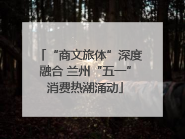 “商文旅体”深度融合 兰州“五一”消费热潮涌动
