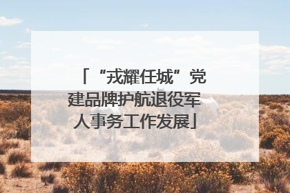 “戎耀任城”党建品牌护航退役军人事务工作发展