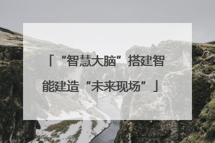 “智慧大脑”搭建智能建造“未来现场”