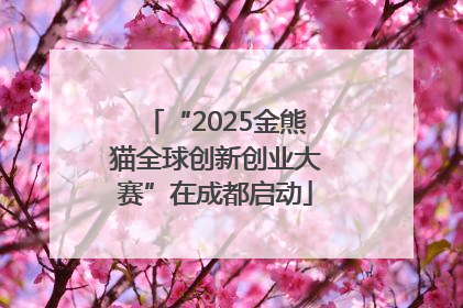 “2025金熊猫全球创新创业大赛”在成都启动