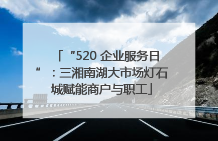“520 企业服务日”：三湘南湖大市场灯石城赋能商户与职工