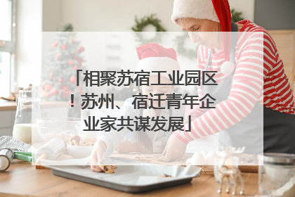 相聚苏宿工业园区！苏州、宿迁青年企业家共谋发展