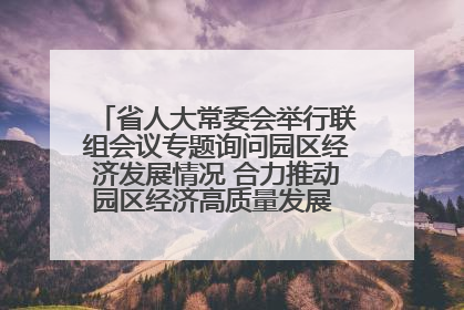 省人大常委会举行联组会议专题询问园区经济发展情况 合力推动园区经济高质量发展 王宁主持会议并讲话 王予波带队到会应询