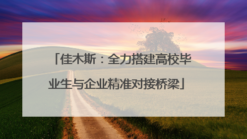 佳木斯：全力搭建高校毕业生与企业精准对接桥梁