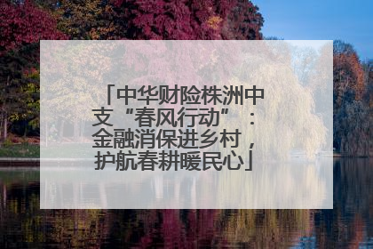 中华财险株洲中支“春风行动”：金融消保进乡村，护航春耕暖民心