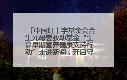 中国红十字基金会合生元母婴救助基金“生命早期营养健康支持行动”走进新疆，开启守护母婴新篇章！