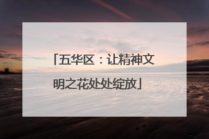 五华区：让精神文明之花处处绽放