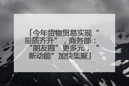 今年货物贸易实现“量质齐升”，商务部：“朋友圈”更多元，“新动能”加快集聚