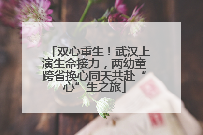 双心重生！武汉上演生命接力，两幼童跨省换心同天共赴“心”生之旅