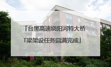 台黑高速绕阳河特大桥T梁架设任务圆满完成