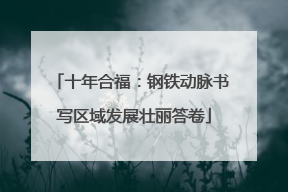 十年合福：钢铁动脉书写区域发展壮丽答卷