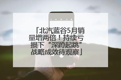 北汽蓝谷5月销量增两倍！持续亏损下“深蹲起跳”战略成效待观察
