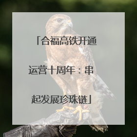 合福高铁开通运营十周年：串起发展珍珠链