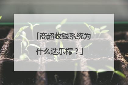 商超收银系统为什么选乐檬？