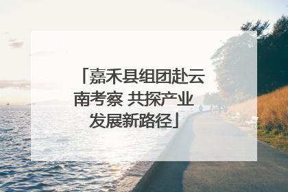 嘉禾县组团赴云南考察 共探产业发展新路径