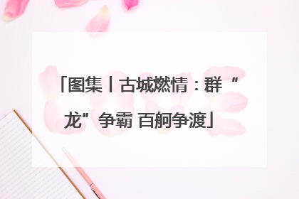 图集丨古城燃情：群“龙”争霸 百舸争渡