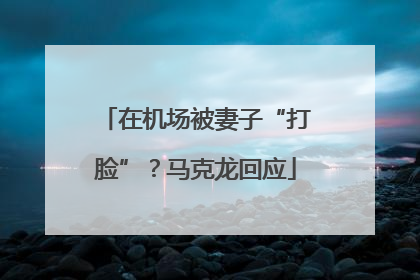 在机场被妻子“打脸”？马克龙回应