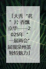 大秀“茗”片 香飘京华——2025年“一展两会”展现泉州茶独特魅力
