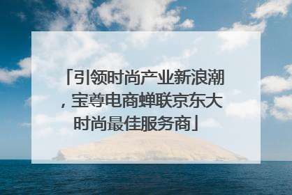 引领时尚产业新浪潮，宝尊电商蝉联京东大时尚最佳服务商