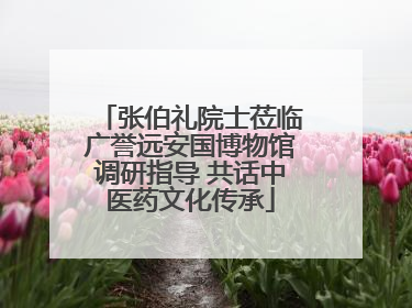 张伯礼院士莅临广誉远安国博物馆调研指导 共话中医药文化传承