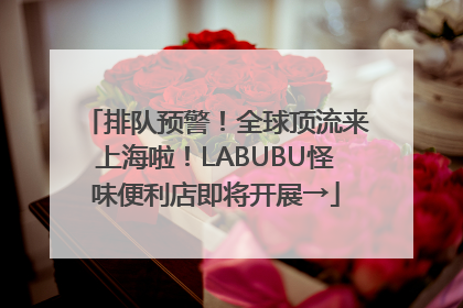 排队预警！全球顶流来上海啦！LABUBU怪味便利店即将开展→