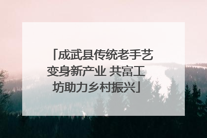 成武县传统老手艺变身新产业 共富工坊助力乡村振兴