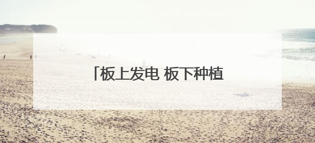 板上发电 板下种植 兰州新区段家川农光互补项目并网发电