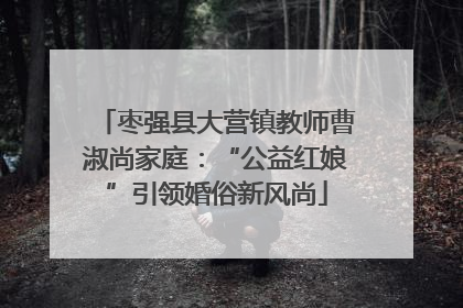 枣强县大营镇教师曹淑尚家庭：“公益红娘”引领婚俗新风尚