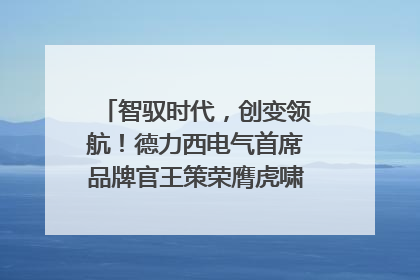 智驭时代，创变领航！德力西电气首席品牌官王策荣膺虎啸奖年度品牌人物