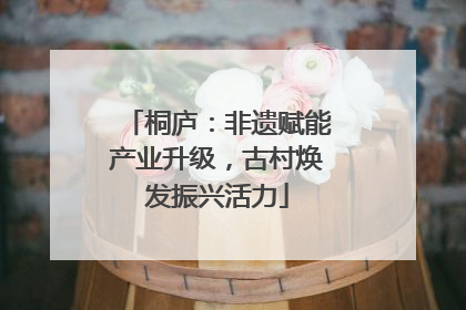 桐庐：非遗赋能产业升级，古村焕发振兴活力