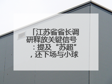 江苏省省长调研释放关键信号：提及“苏超”，还下场与小球员踢球互动