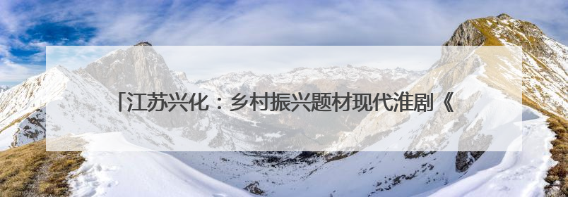 江苏兴化：乡村振兴题材现代淮剧《油菜花开燕归来》在南京成功首演