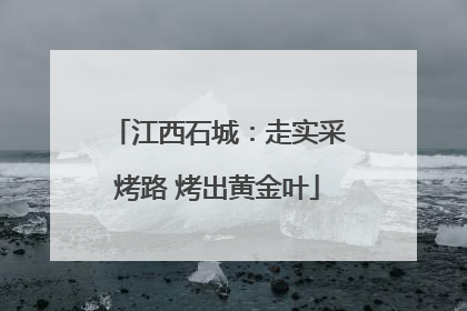 江西石城：走实采烤路 烤出黄金叶