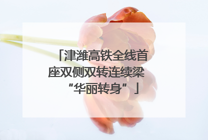 津潍高铁全线首座双侧双转连续梁“华丽转身”
