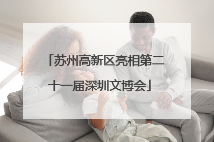 苏州高新区亮相第二十一届深圳文博会