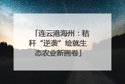 连云港海州：秸秆“逆袭”绘就生态农业新画卷