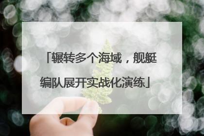 辗转多个海域，舰艇编队展开实战化演练