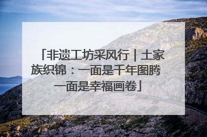 非遗工坊采风行｜土家族织锦：一面是千年图腾 一面是幸福画卷