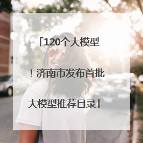120个大模型！济南市发布首批大模型推荐目录
