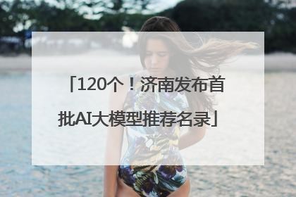 120个！济南发布首批AI大模型推荐名录