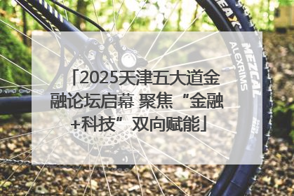 2025天津五大道金融论坛启幕 聚焦“金融+科技”双向赋能