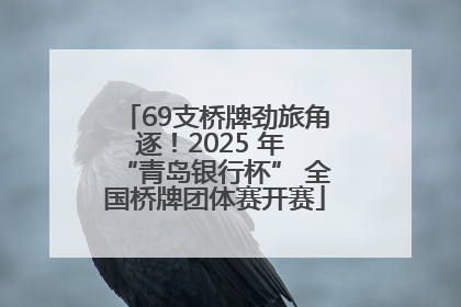 69支桥牌劲旅角逐！2025 年 “青岛银行杯” 全国桥牌团体赛开赛