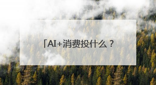 AI+消费投什么？资深投资人告诉你