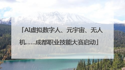 AI虚拟数字人、元宇宙、无人机……成都职业技能大赛启动